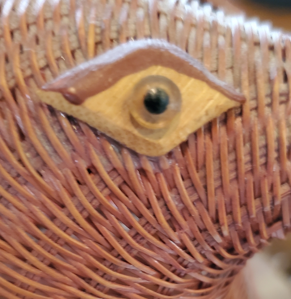 Vintage Handwoven Animal Basket - Picture 7 of 16